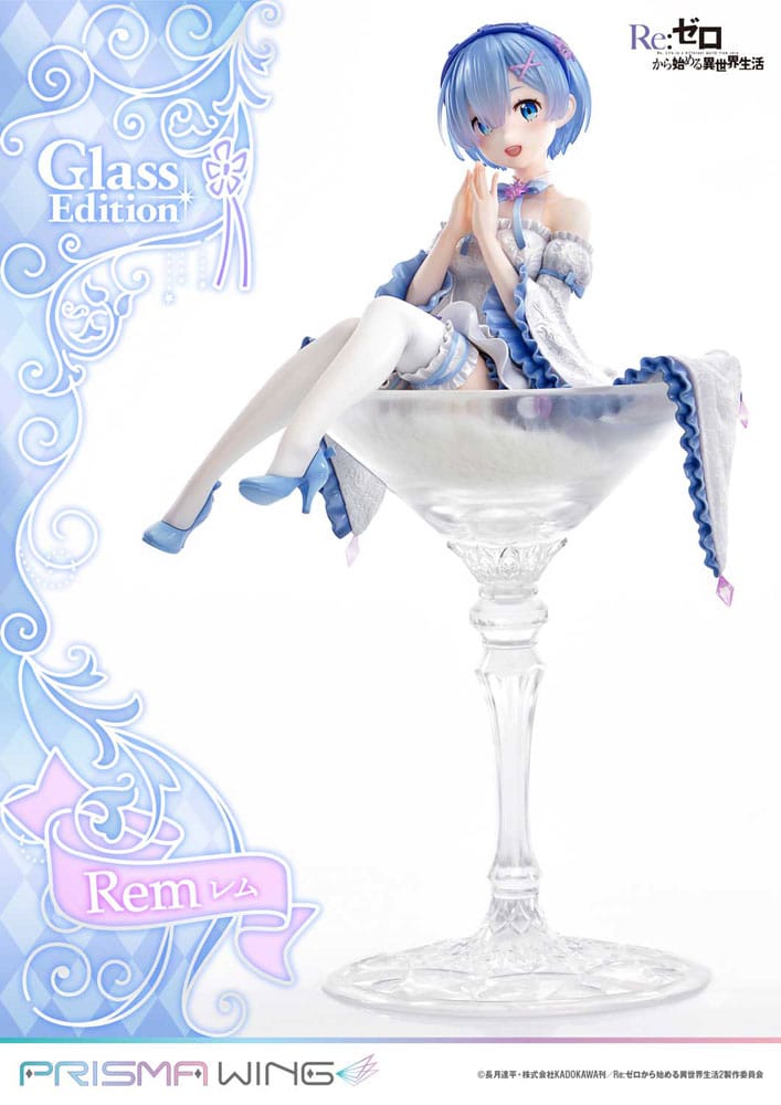 RE: ZERO - Rem Glass Edition Prisma Wing 1/7 PVC Figure 23 cm