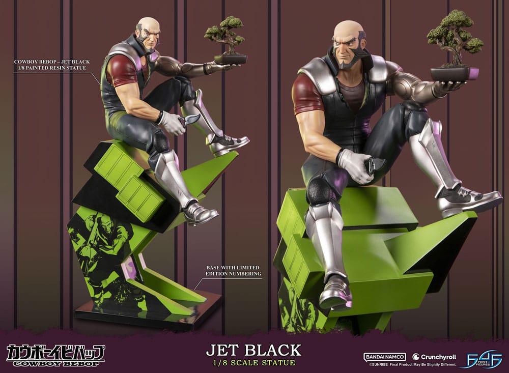 COWBOY BEPOP - Jet Black 1/8 First 4 Figures Resin Figure 30 cm