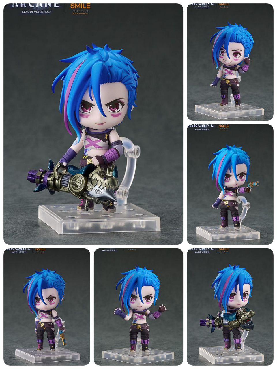 ARCANE - Jinx Arcane Ver. Nendoroid Action Figure 10 cm