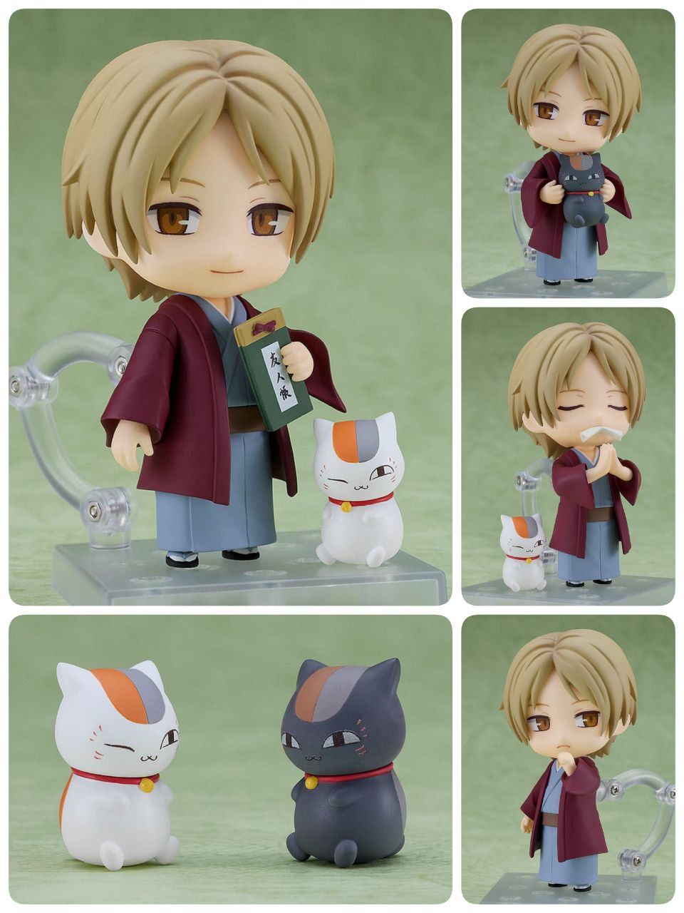 NATSUME YUJIN-CHO - Takashi Natsume & Nyanko Sensei: Traditional Clothing Ver. Nendoroid Action Figure 10 cm