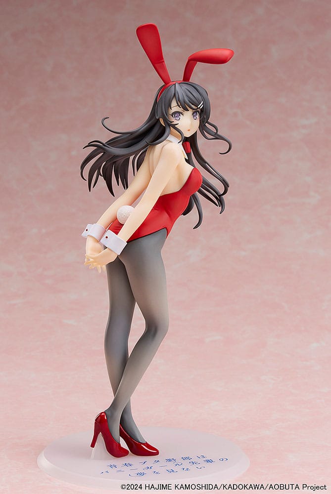RASCAL DOES NOT DREAM OF BUNNY GIRL SENPAI - Mai Sakurajima Red Bunny Girl Ver. 1/7 Aniplex PVC Figure 27 cm