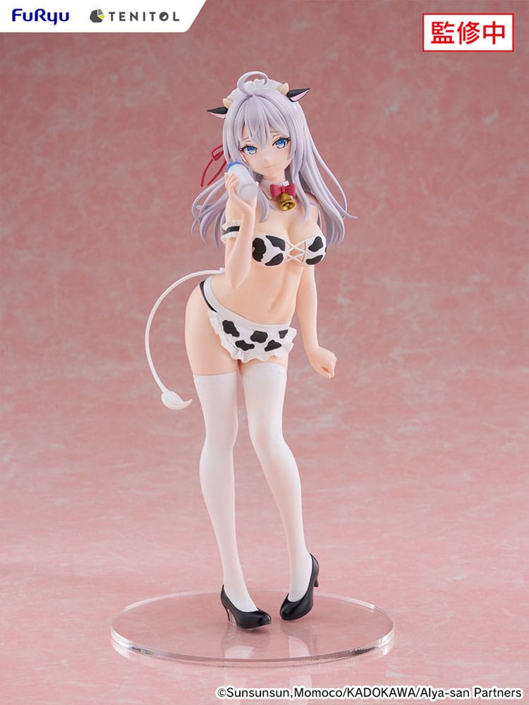 ALYA SOMETIMES HIDES HER FEELINGS IN RUSSIAN - Alya Cow Costume Ver. Tenitol Tall Furyu PVC Figure 29 cm
