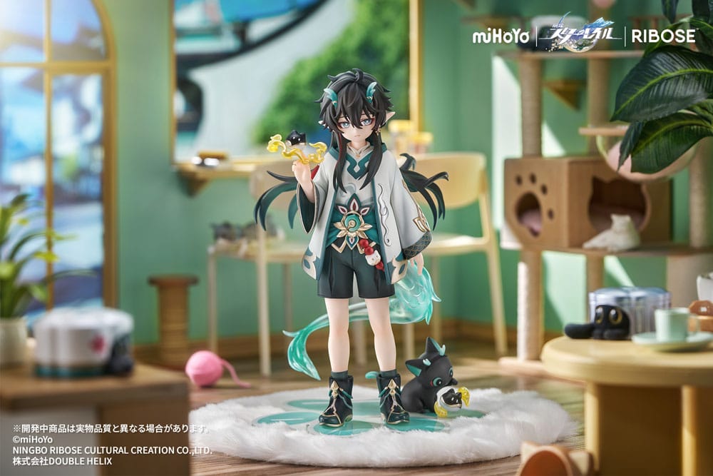 HONKAI: STAR RAIL - Dan Heng / Imbibitor Lunae Ver. Rise Up Chibineko Series Ribose PVC Figure 19 cm