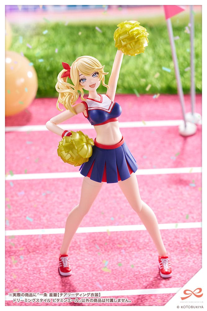 SOUSAI SHOJO TEIEN - Seira Ichijo Cheerleading Costume Dreaming Style Vitamin Yell Ver. 1/10 Kotobukiya Plastic Model Kit 16 cm