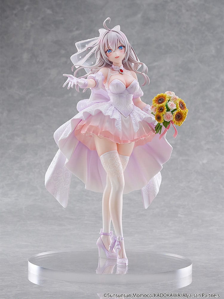 ALYA SOMETIMES HIDES HER FEELINGS IN RUSSIAN - Alisa Mikhailovna Kujou Wedding Dress Ver. 1/7 Kadokawa PVC Figure 24 cm