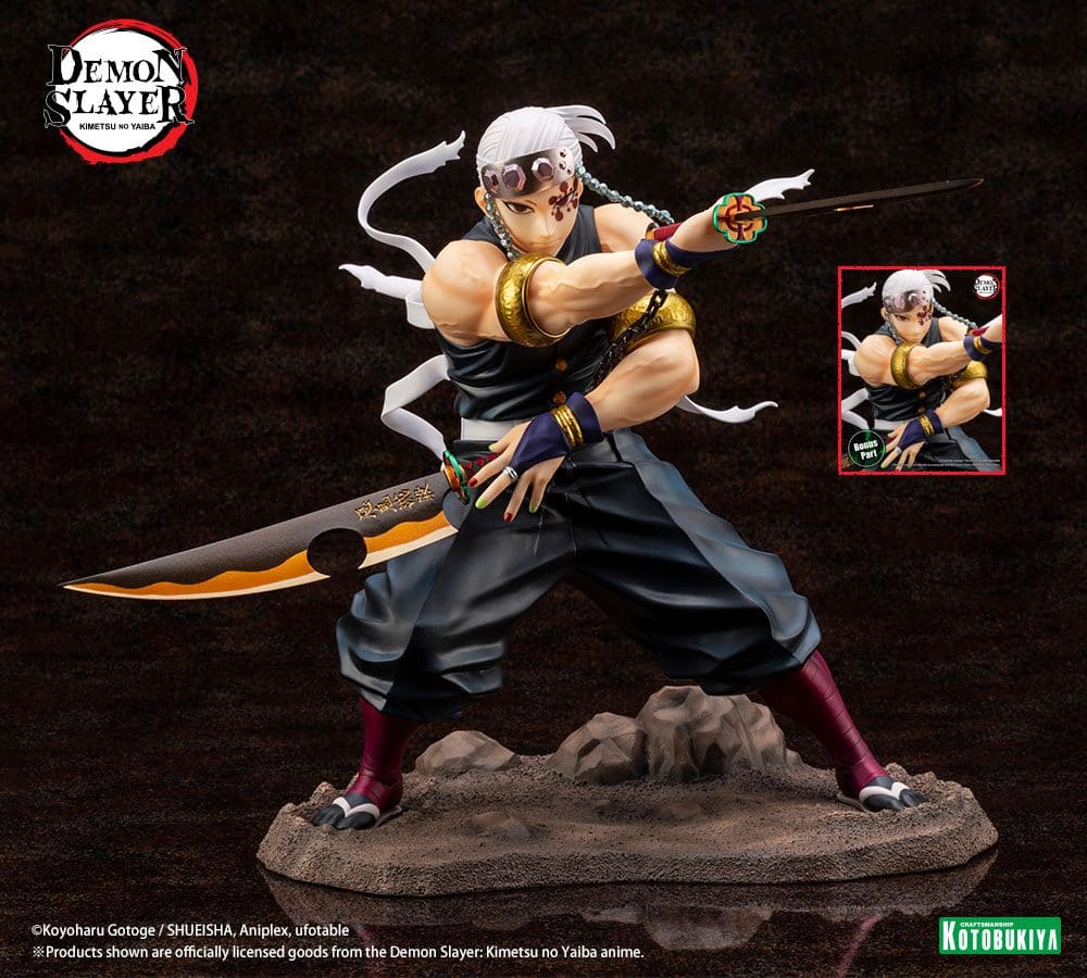 DEMON SLAYER - Tengen Uzui Bonus Edition ARTFXJ 1/8 PVC Statue 23 cm