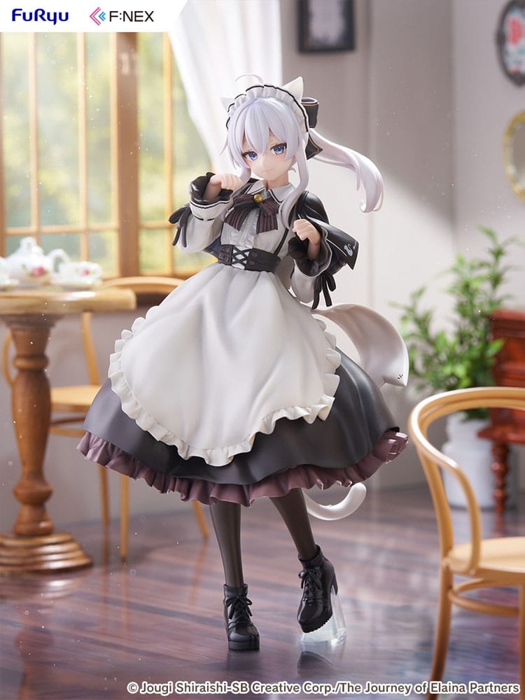 WANDERING WITCH: THE JOURNEY OF ELAINA - Elaina Maid costume with cat ears Ver. 1/7 Furyu PVC Figure 24 cm