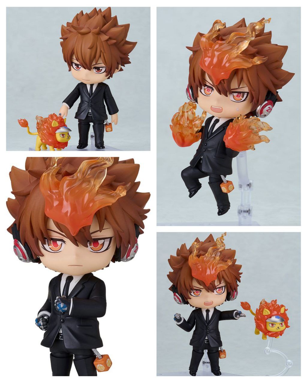 REBORN! SERIES - Tsunayoshi Sawada Black Suit Ver. Nendoroid Action Figure 11 cm