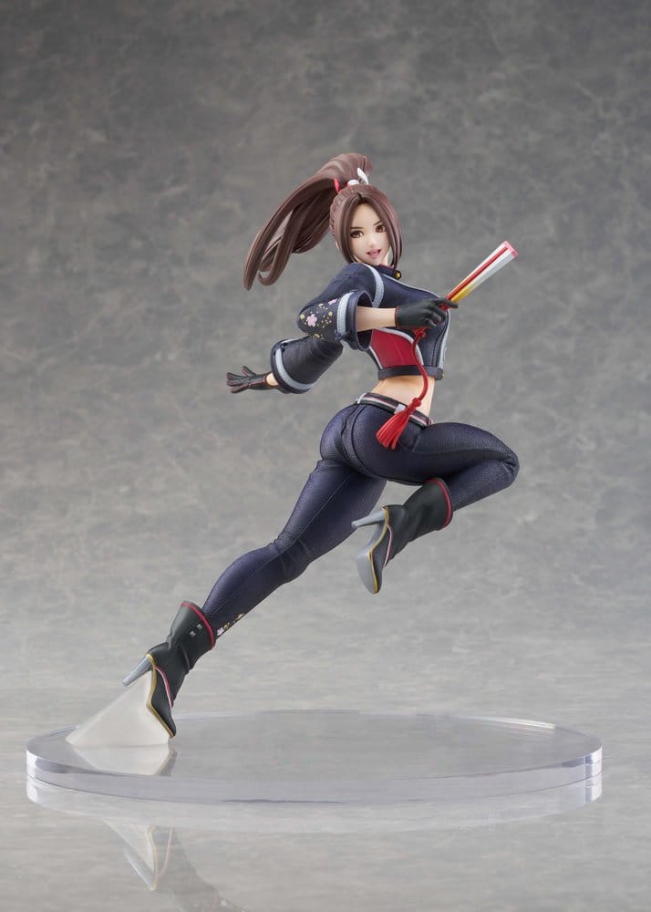 FATAL FURY: CITY OF THE WOLVES - Mai Shiranui 1/7 Golden Head PVC Figure 25 cm