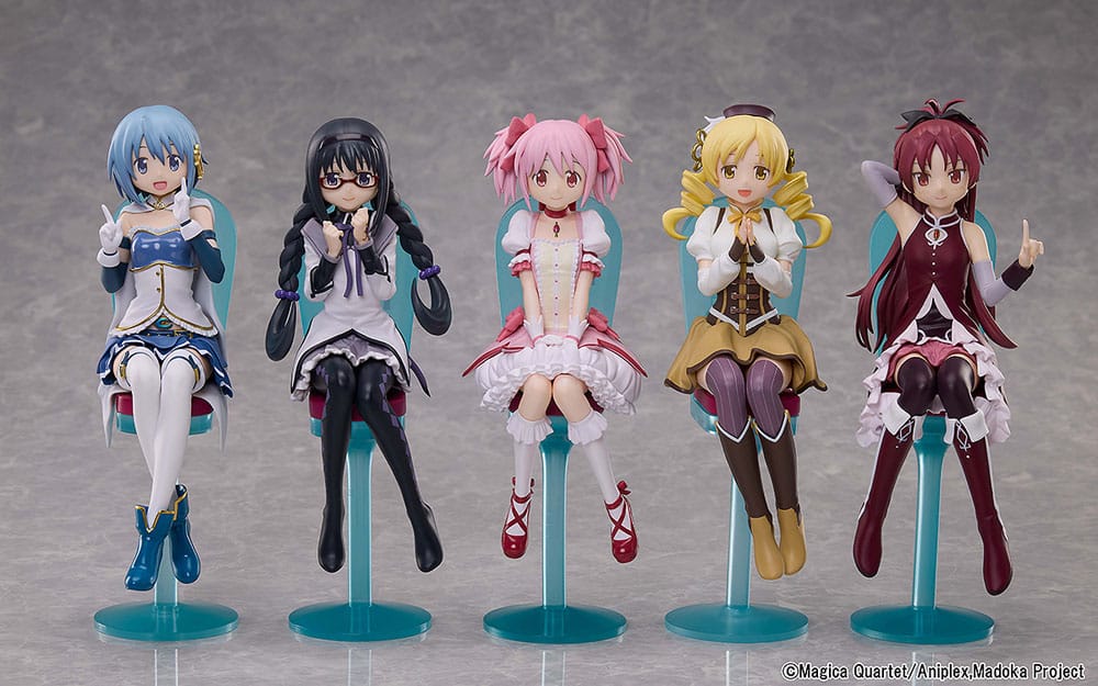 PUELLA MAGI MADOKA MAGICA THE MOVIE REBELLION - Tea Party Cake Song Ver. Set Aniplex PVC Figure 18 cm