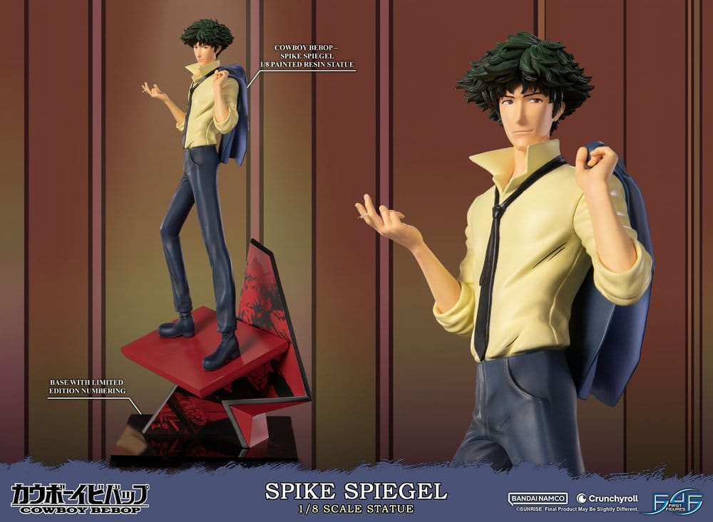 COWBOY BEBOP - Spike Spiegel 1/8 First 4 Figures PVC Figure 34 cm