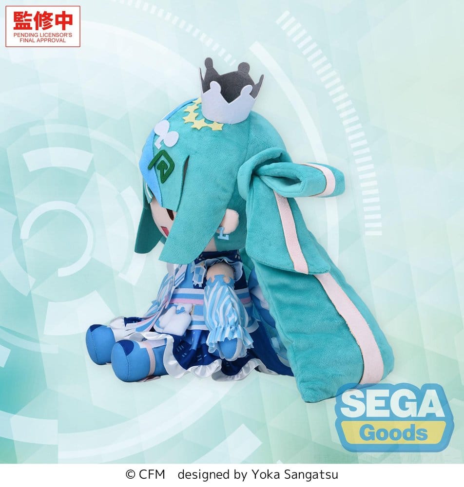 CHARACTER VOCAL SERIES 01 - Hatsune Miku LAWSON 50th Anniversary Special LIVE Fuwa Petit Plush Figure L 30 cm