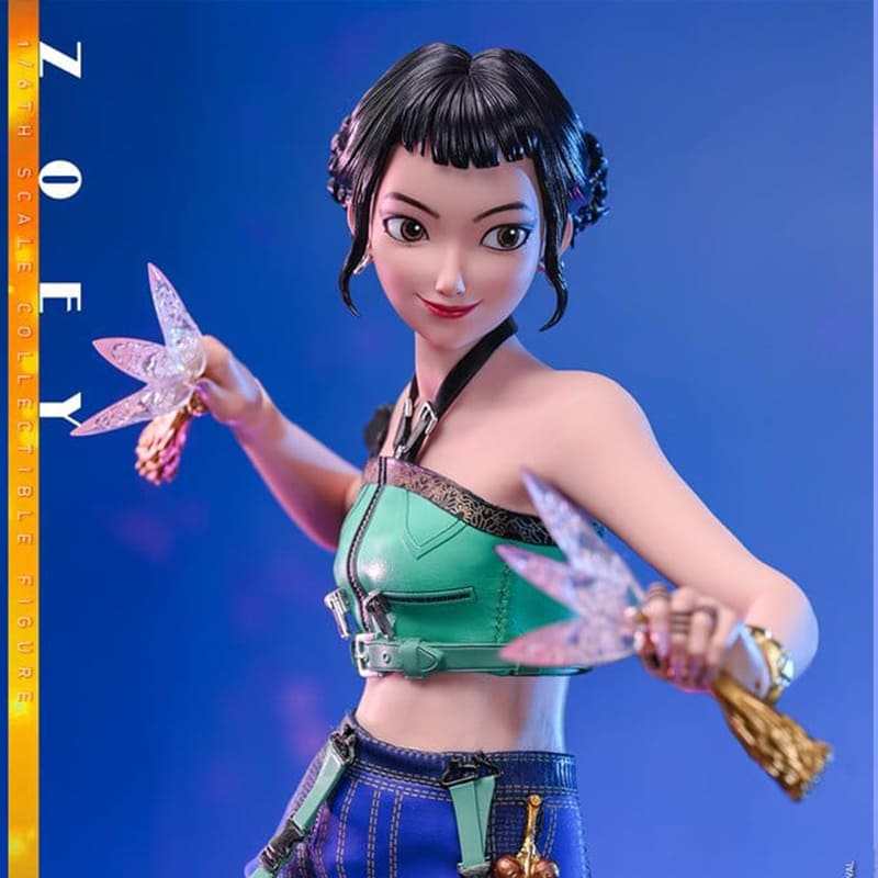 KPOP DEMON HUNTERS - Zoey 1/6 Hot Toys Action Figure 27 cm