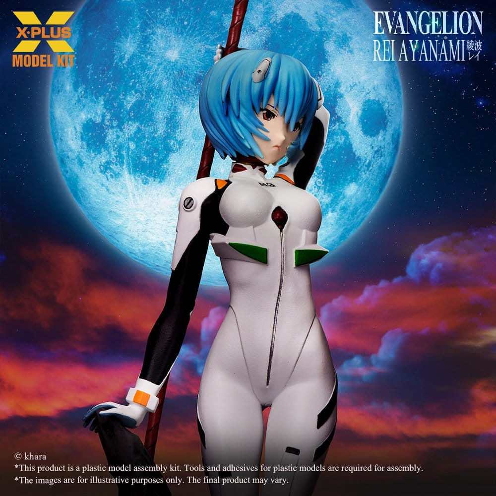 NEON GENESIS EVANGELION - Rei Ayanami Plastic Model Kit 1/8 X-Plus 40 cm