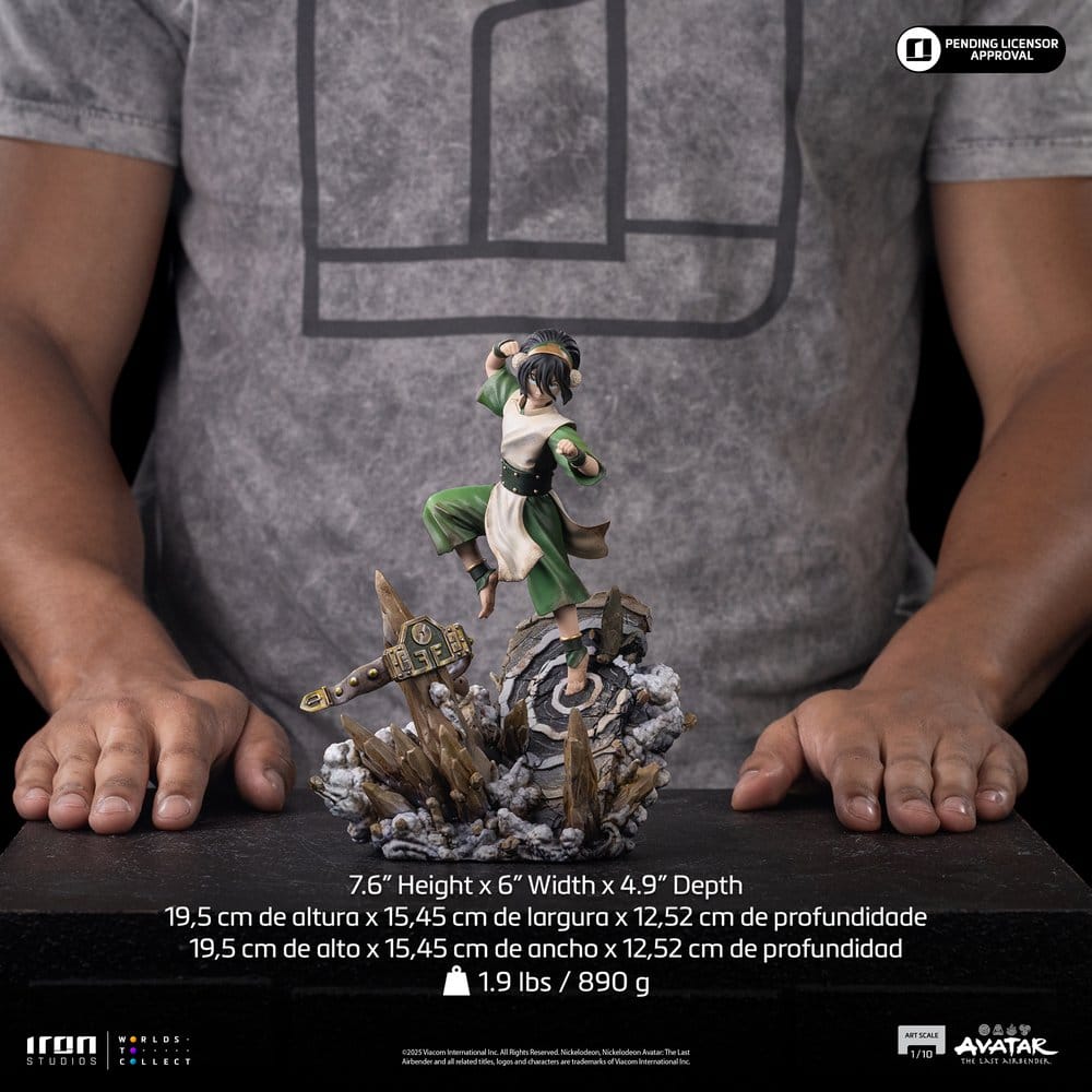 AVATAR: THE LAST AIRBENDER - Toph 1/10 Iron Studios Art Scale Resin Statue 20 cm