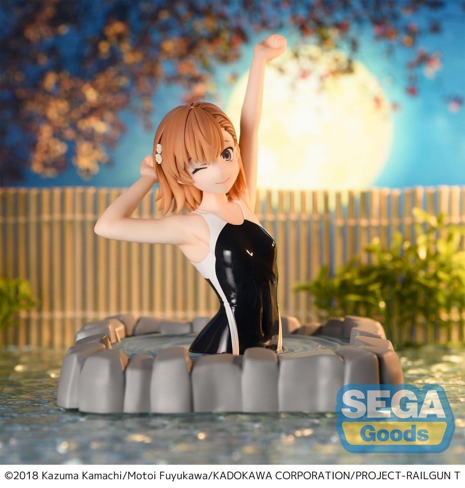 A CERTAIN SCIENTIFIC RAILGUN T - Mikoto Misaka Thermae Utopia Sega PVC Figure 14 cm