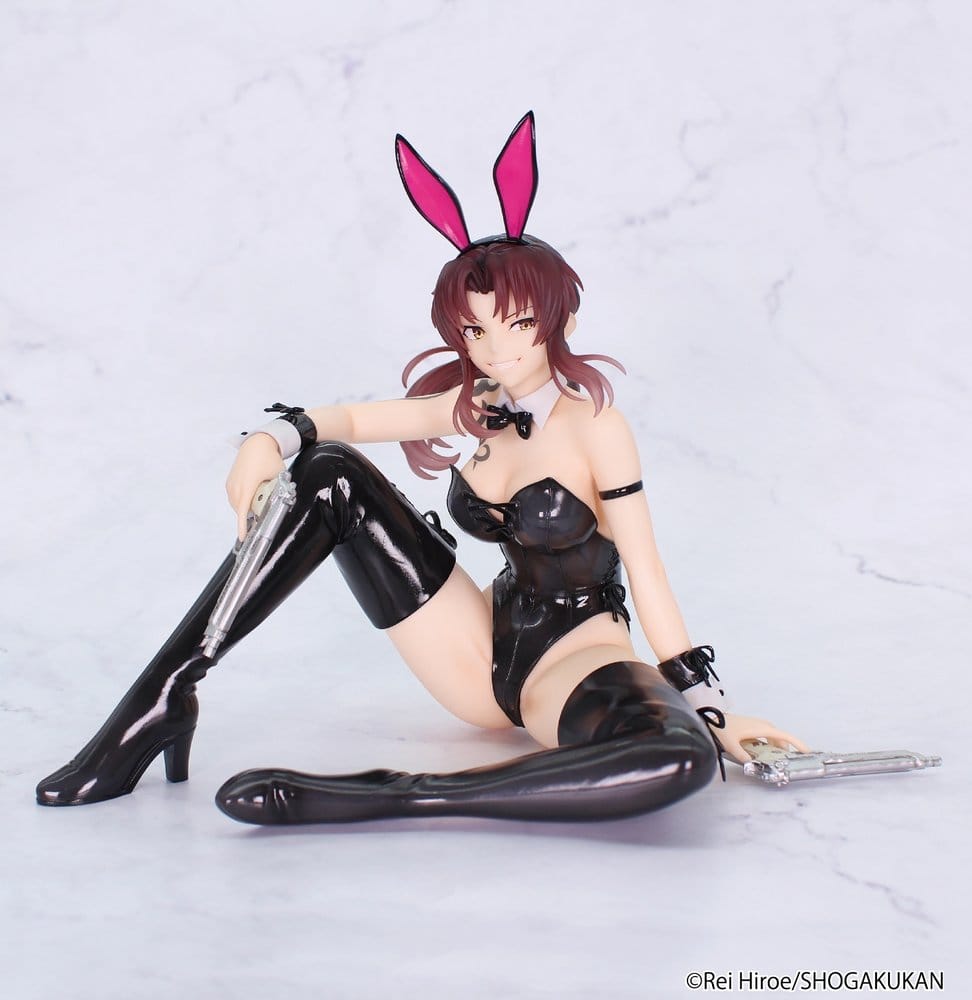 BLACK LAGOON - Revy Bunny Ver. 1/7 One-Seventh Carat System Service PVC Figure 16 cm