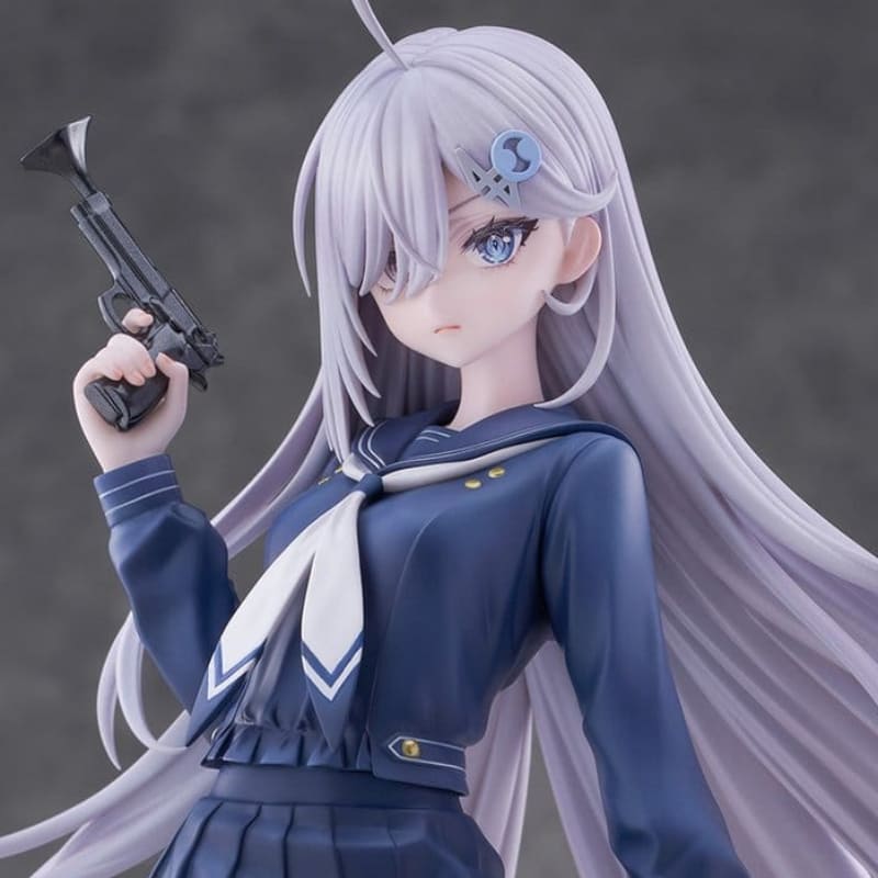 PLAYING DEATH GAMES TO PUT FOOD ON THE TABLE - Yuki School Uniform Ver. 1/7 Furyu PVC Figure 24 cm