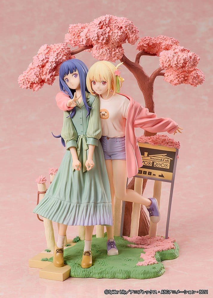 LYCORIS RECOIL - Chisato Nishikigi & Takina Inoue Spring Ver. 2-Pack Aniplex PVC Figure 25 cm