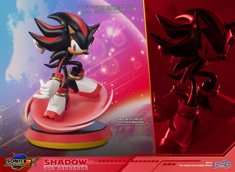 SONIC - Shadow the Hedgehog  First 4 Figures Resin Statue 25 cm