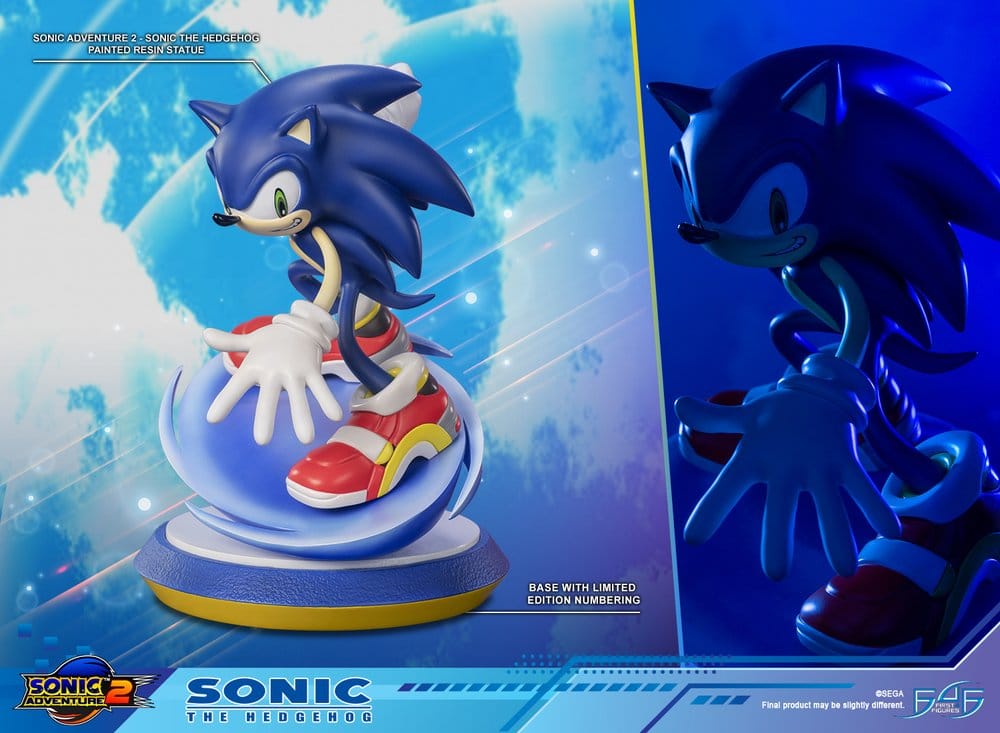 SONIC - Sonic the Hedgehog First 4 Figures Resin Statue 24.5 cm
