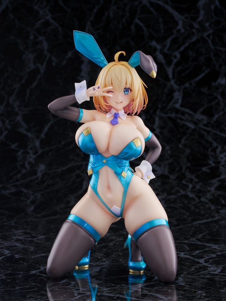 ORIGINAL CHARACTER - KoiKoi -Sakura-  Sophia F. Shirring Blue Bunny Ver. 1/6 PVC Figure 20 cm