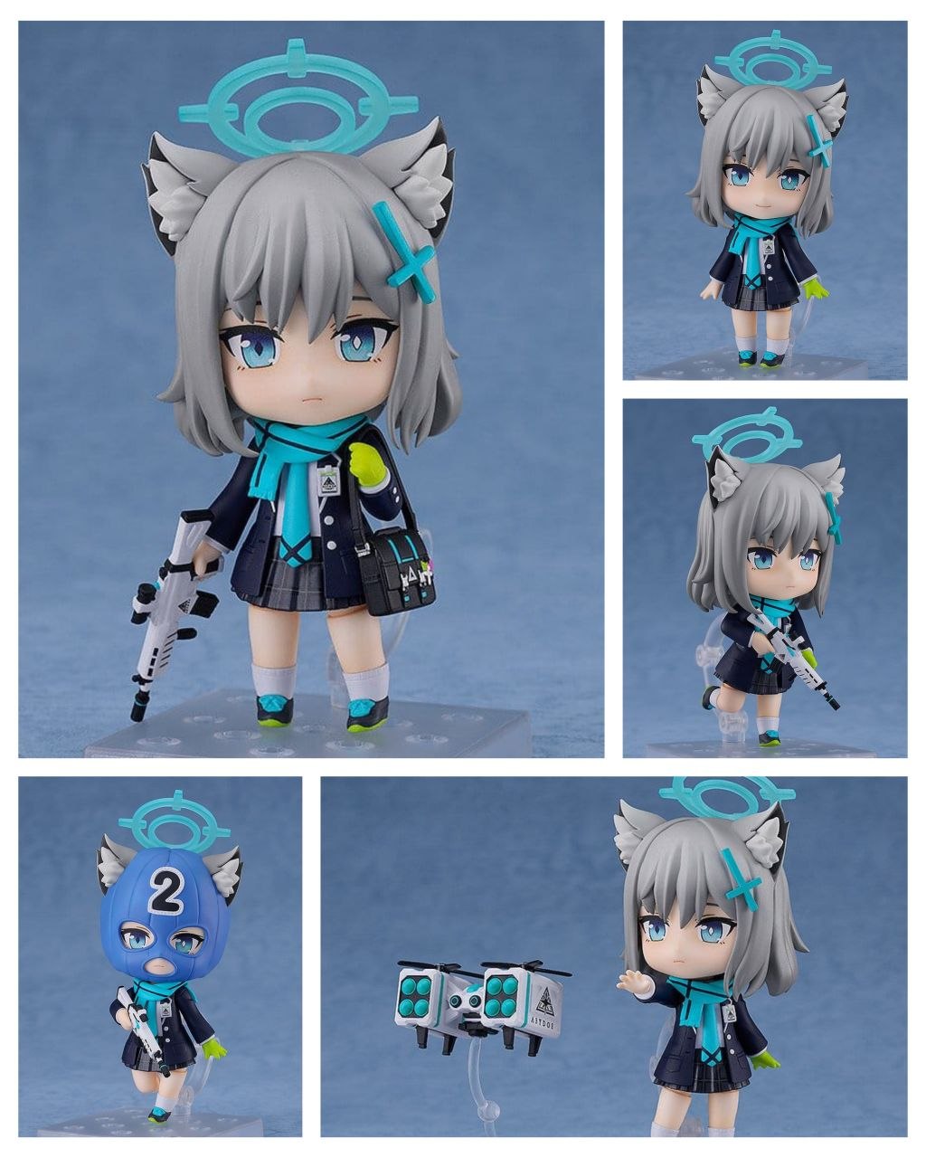 BLUE ARCHIVE - Shiroko Sunaookami (re-run) Nendoroid Action Figure 10 cm