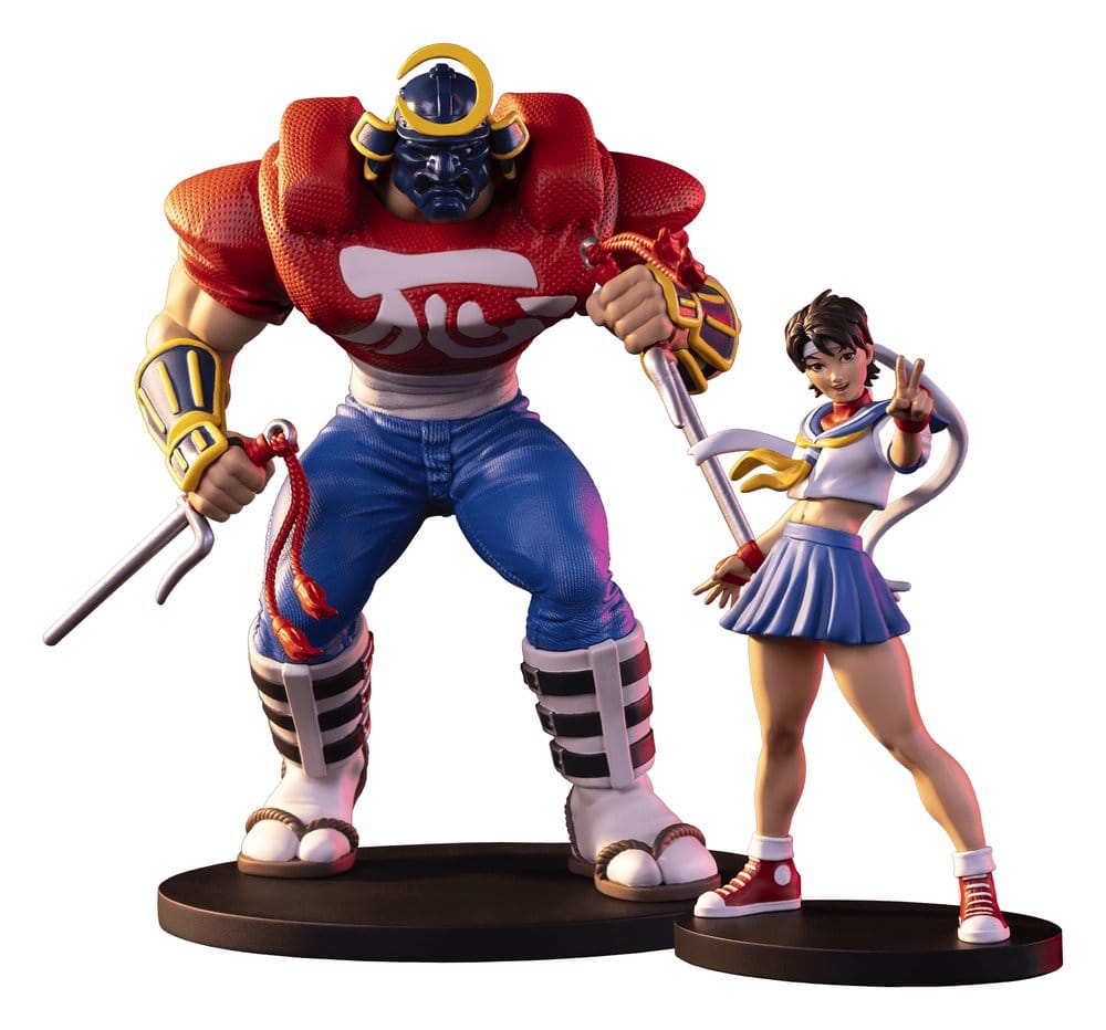 STREET FIGHTER - Sakura & Sodom Street Jam Statues 1/10 Premium Collectibles Studio 22 cm