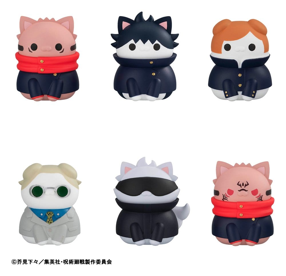 JUJUTSU KAISEN - Jujutsu Cats Shibuya Incident Ver. Blind Box Mini Figures Megahouse Mega Cat Project 3 cm