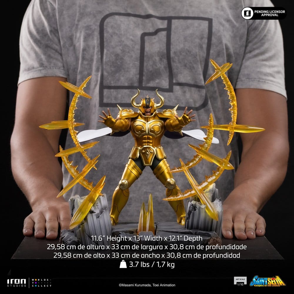 SAINT SEIYA - Taurus Aldebaran Art Scale Statue 1/10 Iron Studios 30 cm