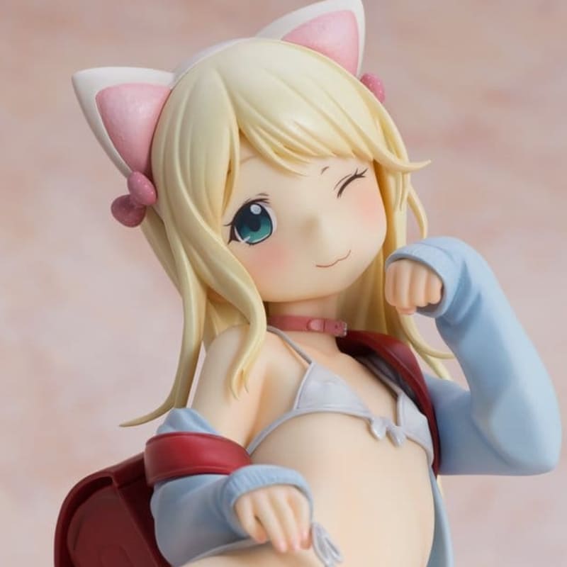 HATSUKOI RIBBON - Yuu White cat Ver. 1/6 Orchid Seed PVC Figure 25 cm