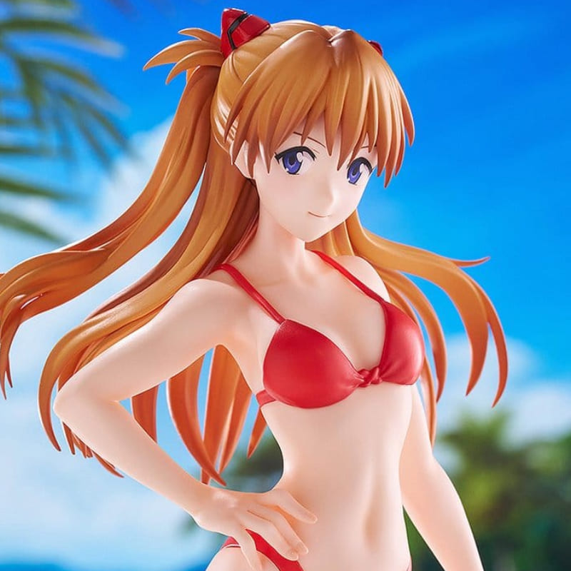 REBUILD OF Evangelion - Asuka Shikinami Langley (Bikini Style) Ver. Pop Up Parade Beach Queens L Size PVC Figure 23 cm