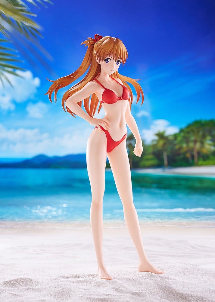 REBUILD OF Evangelion - Asuka Shikinami Langley (Bikini Style) Ver. Pop Up Parade Beach Queens L Size PVC Figure 23 cm