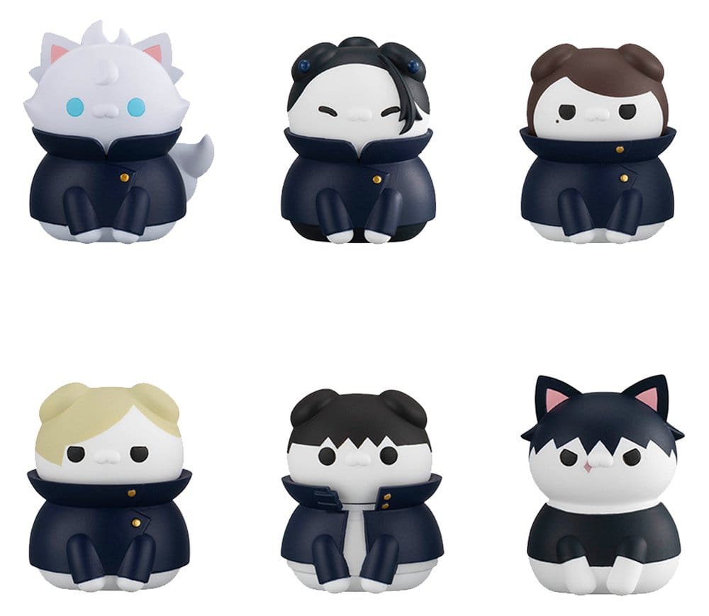 JUJUTSU KAISEN - Mega Cat Project Jujutsu Cats Hidden Inventory/Premature Death Ver. Mini Figures - 1 Single  Blind Box 3 cm