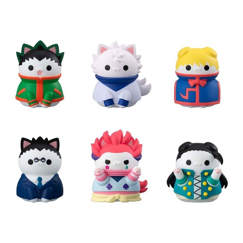 HUNTER X HUNTER - Mega Cat Project Mini Figures Nyanter x Nyanter Hunter x Cat - 1 Single  Blind Box 3 cm