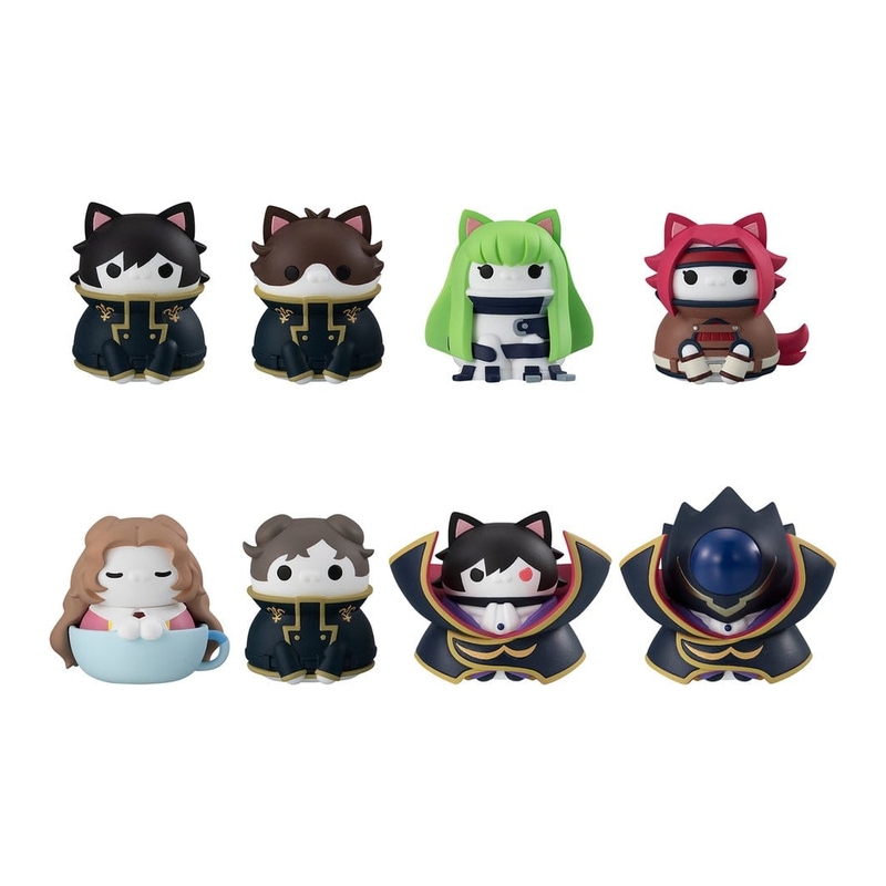 CODE GEASS - Lelouch of the Rebellion Mega Cat Project Mini Figures Code Genyass - 1 Single Blind Box 3 cm 