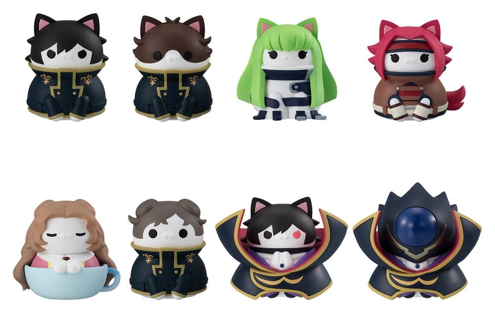 CODE GEASS - Lelouch of the Rebellion Mega Cat Project Mini Figures Code Genyass - 1 Single Blind Box 3 cm 