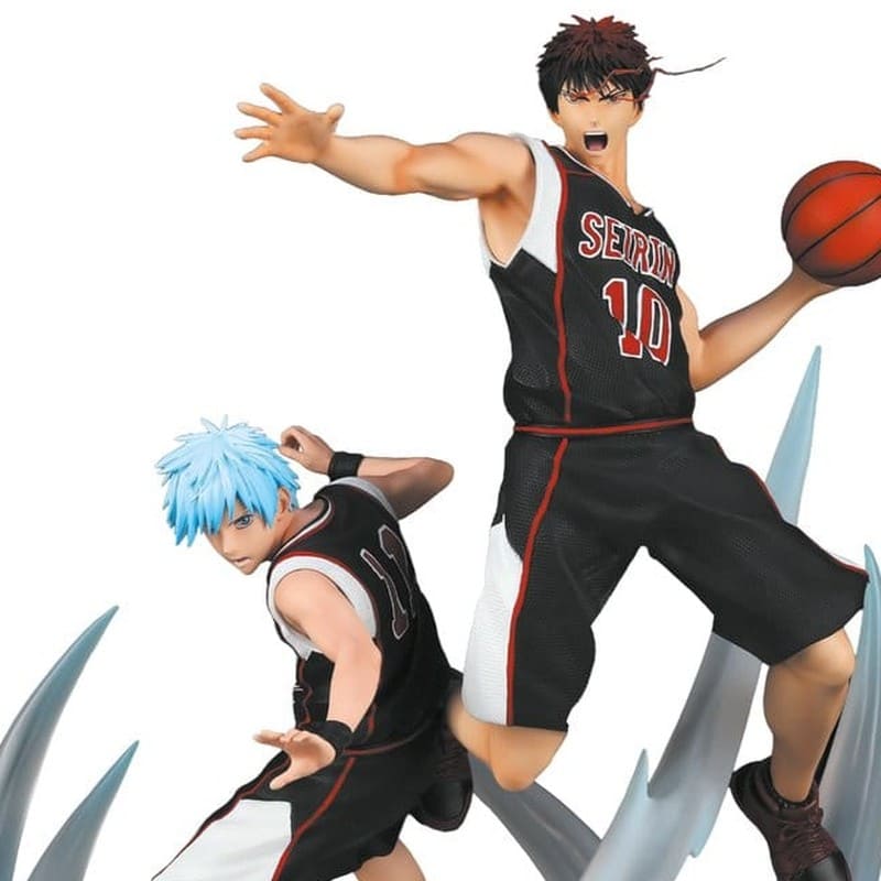 KUROKO'S BASKET - Tetsuya Kuroko & Taiga Kagami Black Jersey Edition Taka Corp Studio Resin Statue 41 cm
