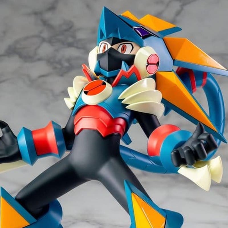 MEGA MAN BATTLE NETWORK - Mega Man Gregar Beast Luminasta Sega PVC Figure 17 cm