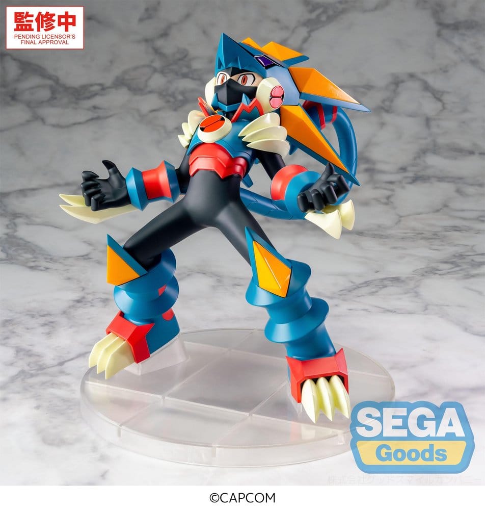 MEGA MAN BATTLE NETWORK - Mega Man Gregar Beast Luminasta Sega PVC Figure 17 cm