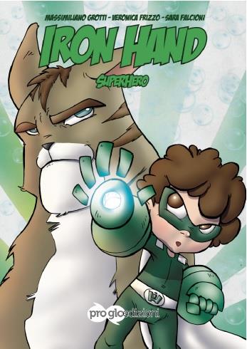 Iron hand superhero