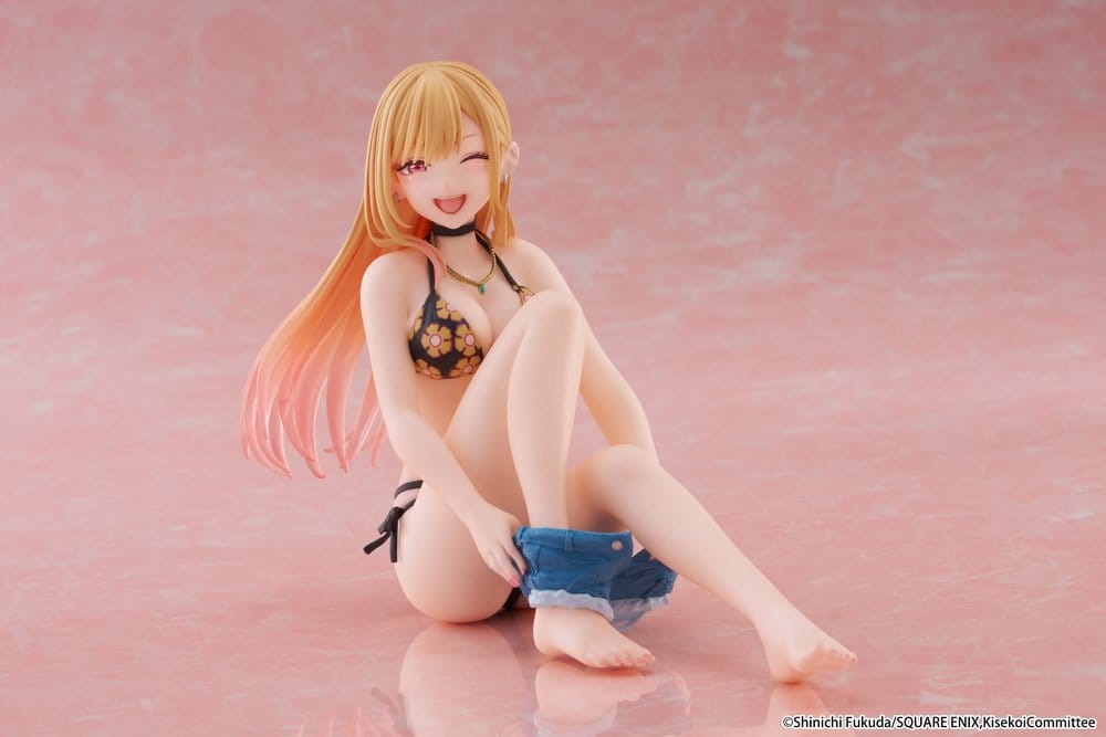 MY DRESS-UP DARLING - Marin Kitagawa Measured Swimsuit Ver. Desktop Cute (Re-run) Taito PVC Figure 13 cm