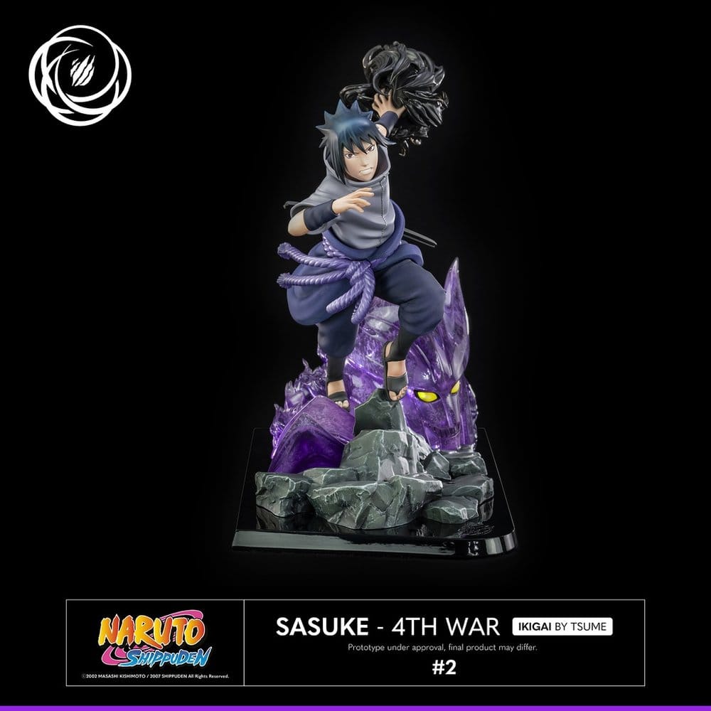 NARUTO - Sasuke Fourth Great Ninja War 1/6 Polyresin Tsume Figure 31 cm