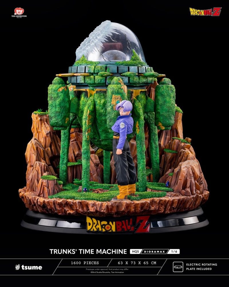 DRAGON BALL Z - Trunks' Time Machine 1/6 HQS Dioramax Tsume Resin Figure 65 cm