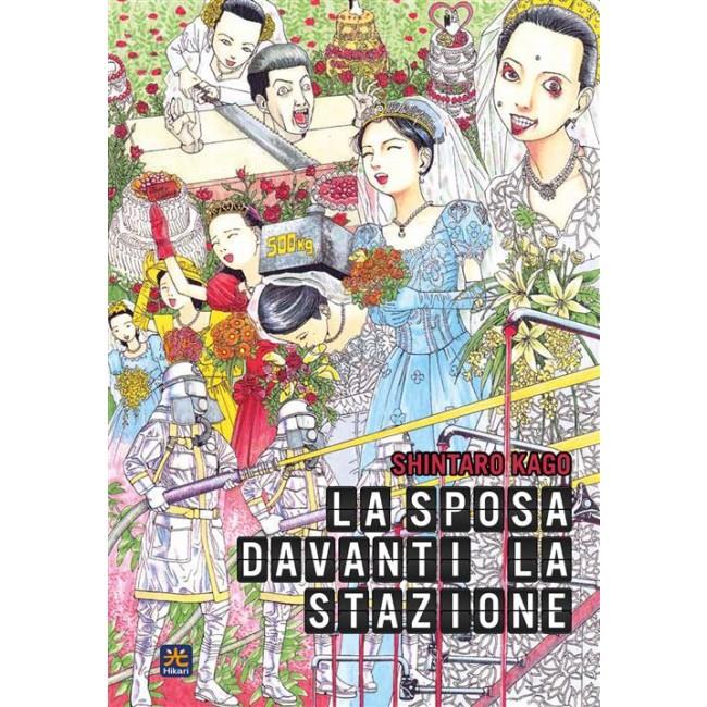La sposa davanti la stazione
