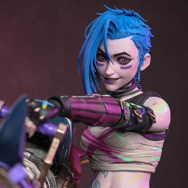 ARCANE - Fractured Jinx 1/6 Action Figure  Hot Toys 28 cm