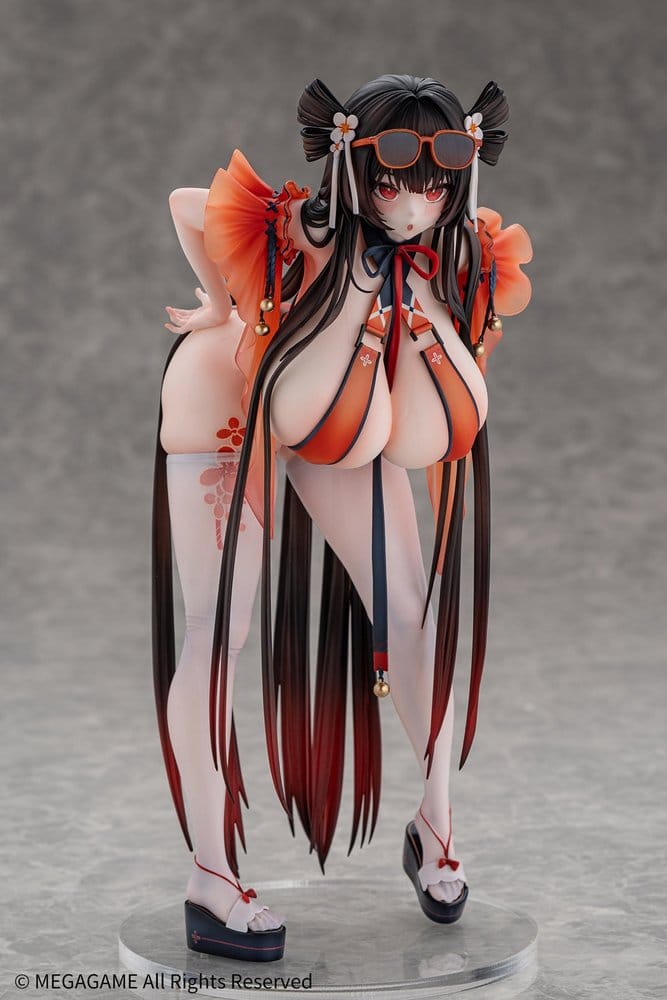 DAIBLOS CORE - Maree Rouge Rakubai no Utage Wet Ver. 1/6 Kawa Design PVC Figure 25 cm