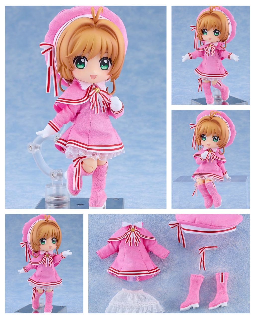 CARDCAPTOR SAKURA CLEAR CARD - Sakura Kinomoto Costume Ver. Nendoroid Doll Action Figure 14 cm