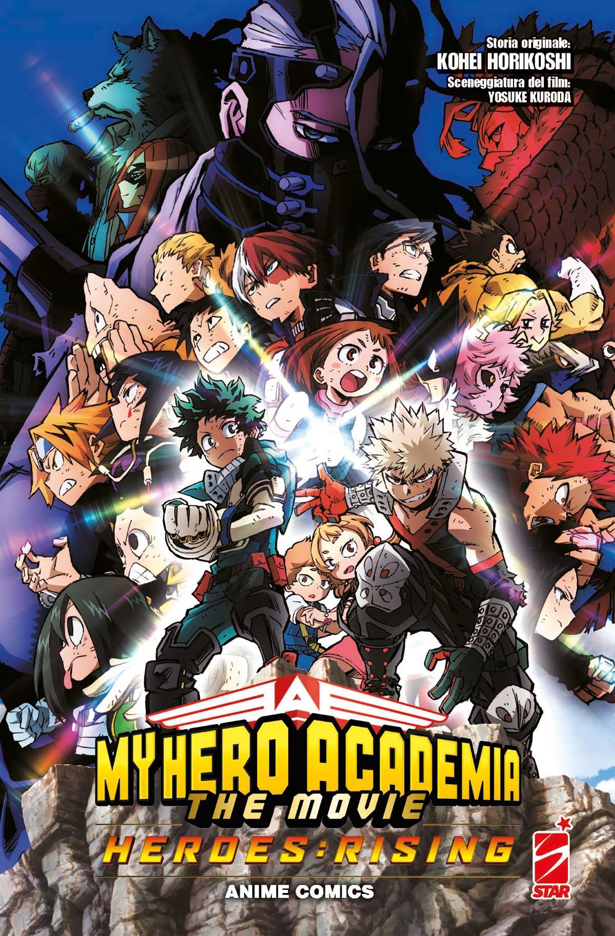 My hero academia: Heroes rising - Anime comics